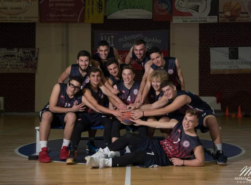The sports club of basketball "PANIONIOS LEROU" group
