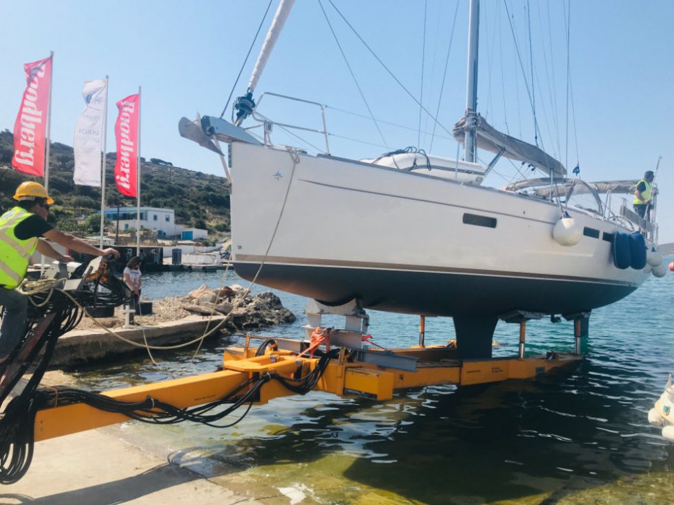 Yachtlifting Artemis Leros