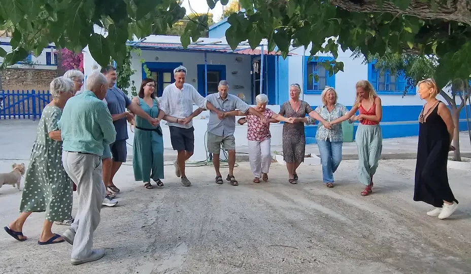 Dancing workshop in Leros
