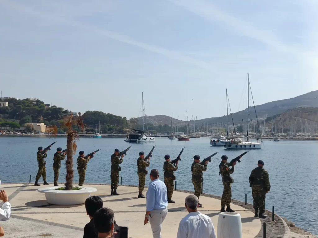 Ceremony-Queens Olga Monument