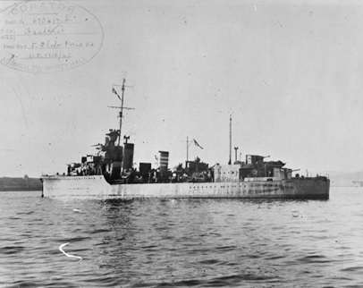 H.M.S. Faulknor (H62).