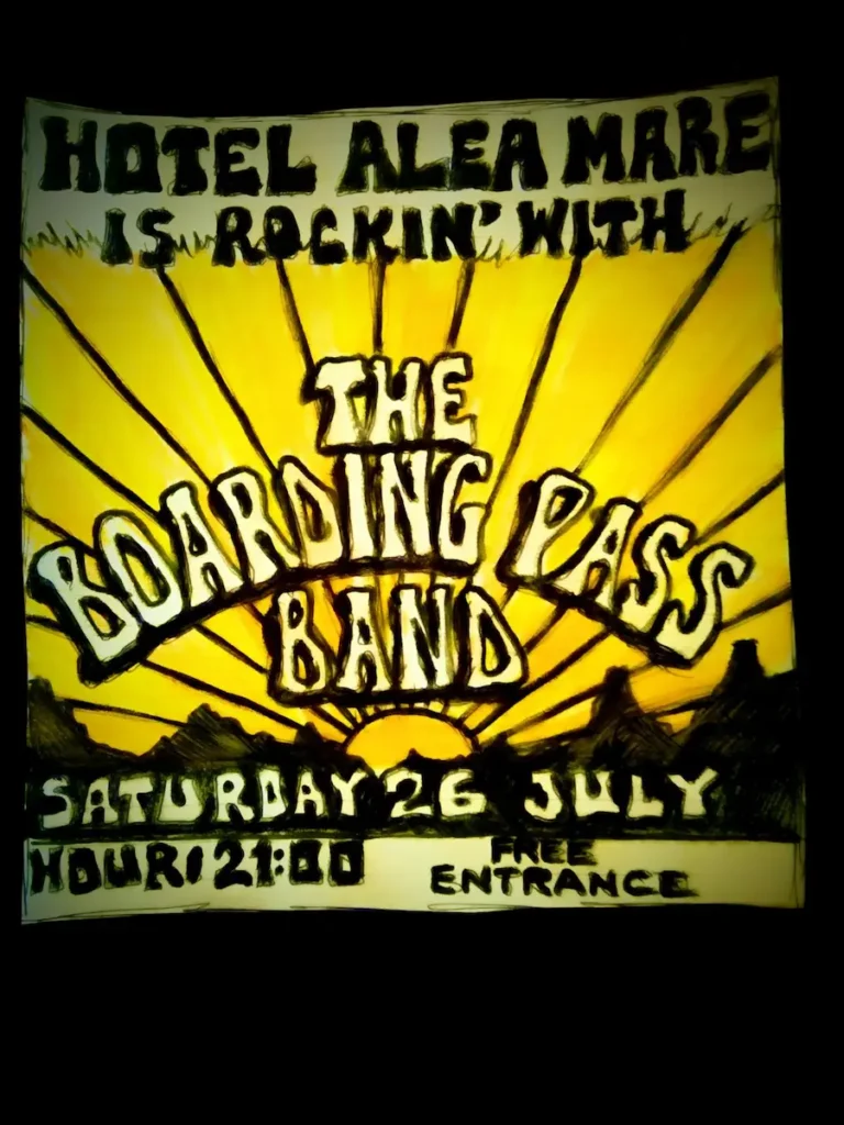 The Boarding Pass Band leros alea mare live rock