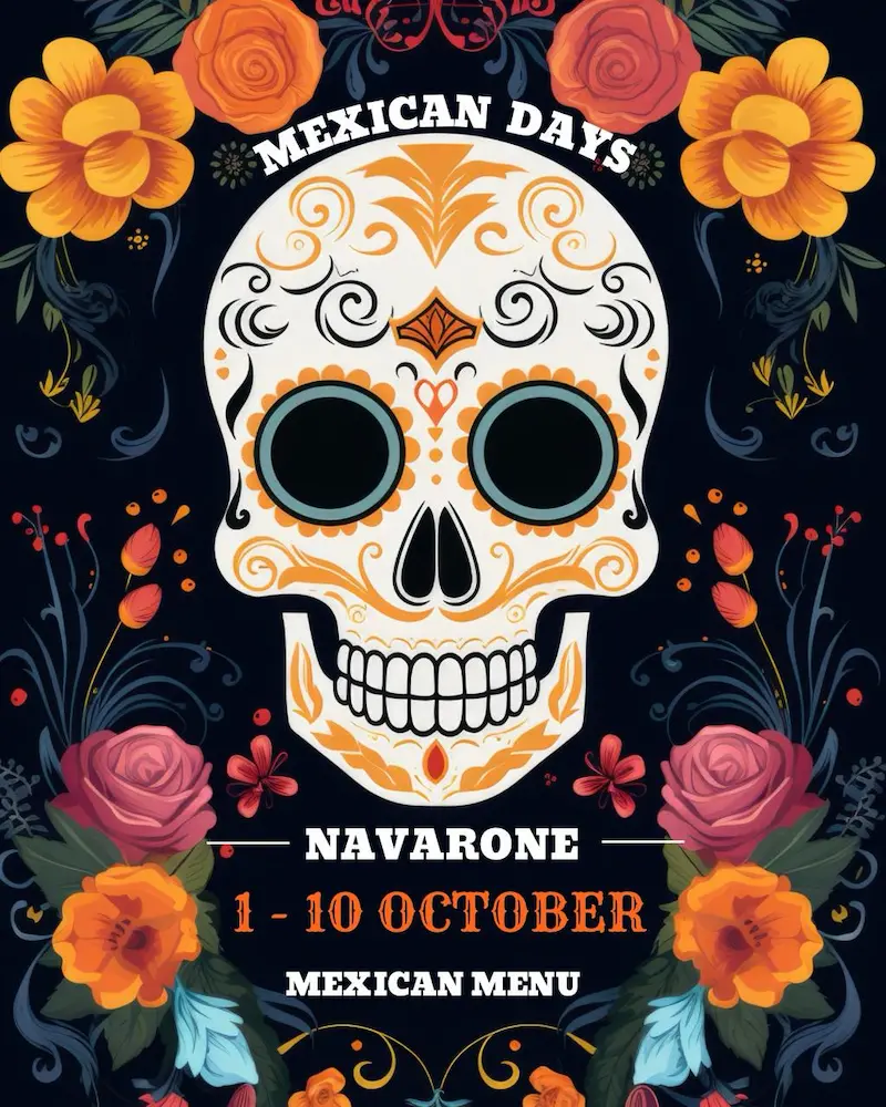 navarone mexican leros food